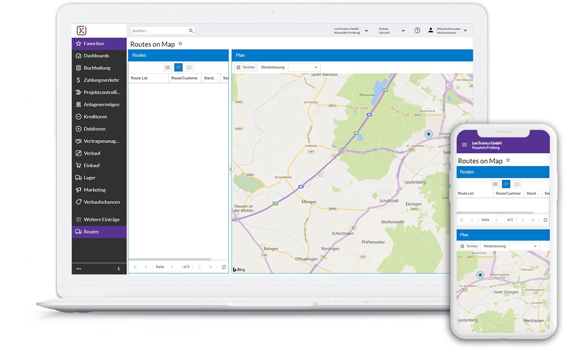 Touren- und Routenplanung in Haufe 360